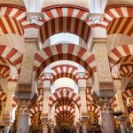 Arches Pillars Mezquita Cordoba Spain