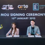 Picture 2_ From Left to Right – Joan Goh, Head of Sales and Marketing of Arte Corp & Glenn Wong, Co-Founder of COBNB Malaysia.